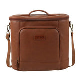 Titan 30 Can Faux Leather Cooler Tote, 9 in. x 17.25 in. x 14 in