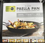 GreenPan 15" Pre-Seasoned Carbon Steel Paella Pan – Large Carbon Steel Paella Pan