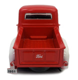 O Scale Die Cast Model 1951 Ford Truck Red w/ White Fenders Limited Edition