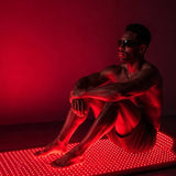 Homedics IFR-M500 Full Body Infrared Mat Red Light Therapy Blanket, 73" × 39"