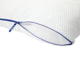 Nectar Tri-Comfort Cooling Bed Pillow – Adjustable Memory Foam & Microfiber Pillow with Dual-Sided Cooling Cover