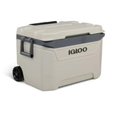 Igloo Sunset 60 Qt Roll Cooler, Wheel Ice Chest Box 94 Can Camping Fishing Party