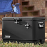 Coleman Reunion 54 QT Steel Belted Matte Hard Cooler with Have-A-Seat Lid