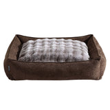 Tempur-Pedic All Season Pet Bed Cooling Faux Fur Reversible Washable Cover Large