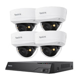Reolink NVS8-8MV4 4K PoE Security Camera System, 8-Channel NVR, 2TB & 4 Cameras