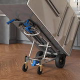 COSCO 5-in-1 Convertible Hand Truck Dolly 1000 lb Platform Aluminum Folding Cart