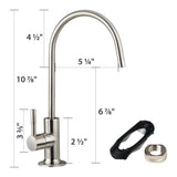 iSpring 6-Stage Alkaline Reverse Osmosis Water Filtration System with Faucet