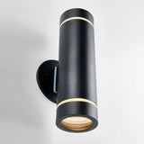 Artika 11.14" Indoor/Outdoor 2-Bulb Vertical Wall Light Black or Stainless Steel