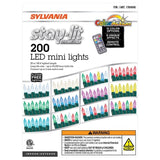 Sylvania Stay-Lit Color Action LED Mini Lights, 400 Lights, 2-Pack with Remote