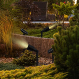 Tommy Bahama Solar LED Landscape Spotlights 2-Pack 100 Lumen Flood Lights