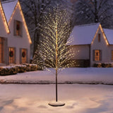 Member's Mark 6' Pre-Lit Twinkle Twig Tree with 800 White LED Lights & Timer