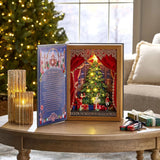 Member's Mark Pre-Lit Animated Musical Holiday Book with 19 Lights & Moving Figures