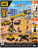 CAT Workforce Power Crane RC Construction Playset – 76 Pieces, Vehicles & Figure