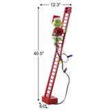 Mr. Christmas Super Climbing Grinch Animated Ladder Climber with Lights & Songs