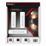 Infinity X1 Power Failure Night Light 3-Pack, 5-in-1 Plug-In Motion Sensor Lamp