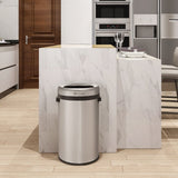 Simpli-Magic 80L 21 Gal Stainless Steel Trash Can, Open Top Commercial Waste Bin