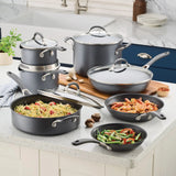 Circulon 12 Piece Non-Stick Cookware Set, A1 Series Scratchdefense, Aluminum