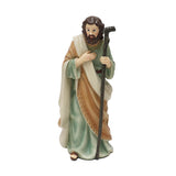 Member's Mark Hand-Painted Nativity Set with Creche & Removable Baby Jesus, 9-Piece