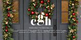 9' CGH Pre-Lit Artificial Christmas Garland with 90 Twinkle Warm White LED Light