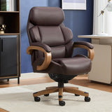 Henredon Adrano Big & Tall Executive Office Chair, High Back with Memory Foam