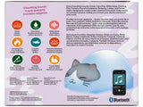 Snoring Buddies Squishy Animal Night Light, 9 Soothing Sounds, Bluetooth Speaker
