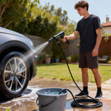 Fanttik K200 Flip Cordless Portable Washer – Foldable Battery-Powered Pressure Washer with 5-in-1 Nozzle, USB-C Charging & 3 Cleaning Modes
