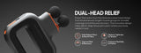 Sharper Image Power Percussion Duo Max Dual-Head Deep Tissue Massager with Case