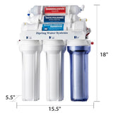 iSpring 6-Stage Alkaline Reverse Osmosis Water Filtration System with Faucet