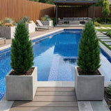Nearly Natural 2-Pack 4' Faux Cedar Trees, UV Resistant Guest-Greeting Pine Tree