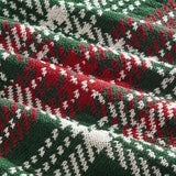 Evergrace Holiday Chenille Knit Throw Blanket – 60" × 70" Knit Holiday Gift