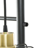 Stylecraft 72” H Piper 3-Light Floor Lamp with Steel Cage Lamp Shades