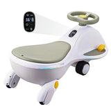 Shark Bros 12V Wiggle Car Ride-On with Bluetooth Music, LED Lights & Dual Speeds