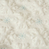 Holiday Embroidered Faux Fur Throw Pillow, 20" x 20", Reversible with Fill