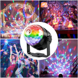 Christmas Snowflake Projector LED Moving Snowfall Laser Light Party Strobe Lamp