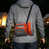 ePower360 JackRabbit 3000LM LED Spotlight & Power Bank with Warning Light
