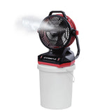 Ecomax AC/DC Bucket-Top 12-Inch Misting Fan
