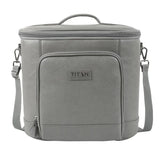 Titan 30 Can Faux Leather Cooler Tote, 9 in. x 17.25 in. x 14 in