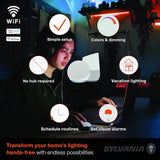 SYLVANIA SMART+ 13 ft WiFi LED Strip Lights 2-Pk RGB Color Changing Alexa Google