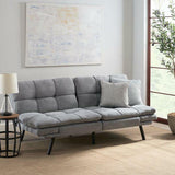 Memory Foam Futon Sofa Bed Couch Sleeper Convertible Foldable Loveseat FULL SIZE