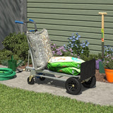 COSCO 5-in-1 Convertible Hand Truck Dolly 1000 lb Platform Aluminum Folding Cart
