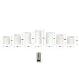 Member’s 7-Piece Mark Flameless LED Wax Candle Set with Remote, Timer & Batteries