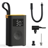 HOTO Portable Tire Inflator 150PSI Rechargeable Electric Air Pump, Car Bike Ball
