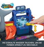 Hot Wheels City Ultra Shark Car Wash Playset with Color Reveal Car