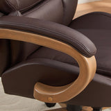Henredon Adrano Big & Tall Executive Office Chair, High Back with Memory Foam