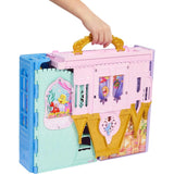 Disney Princess Close & Carry Castle Playset Portable Foldable 5 Play Areas 20pc