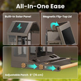 Birdfy Smart Metal Bird Feeder with 1080p AI Camera, Built-In Solar Panel & 9000 mAh Battery