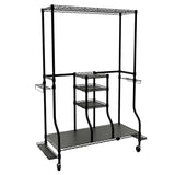 SafeRacks Golf Bag and Equipment Storage Steel Rack for Two Tour Sized Cart Bags
