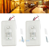 Automatic PIR Motion Sensor Light Switch, 180° Infrared Wall Switch, 110V
