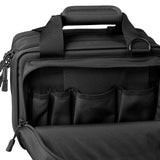Savior Equipment Dual Pistol Range Bag with Padded Pockets Magazine Holder Strap
