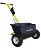Heavy Duty 75lb Classic Drop Spreader Push Hopper Tool, Seed Granular Fertilizer